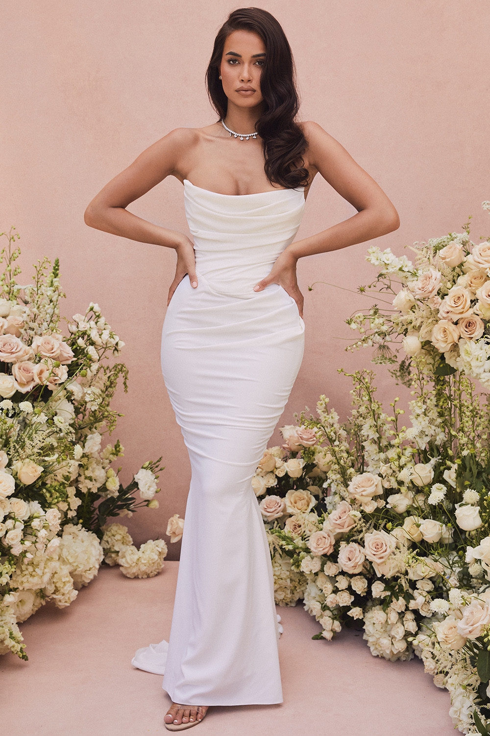 Esmee  Ivory Draped Strapless Bridal Gown - Limited Edition — image 2