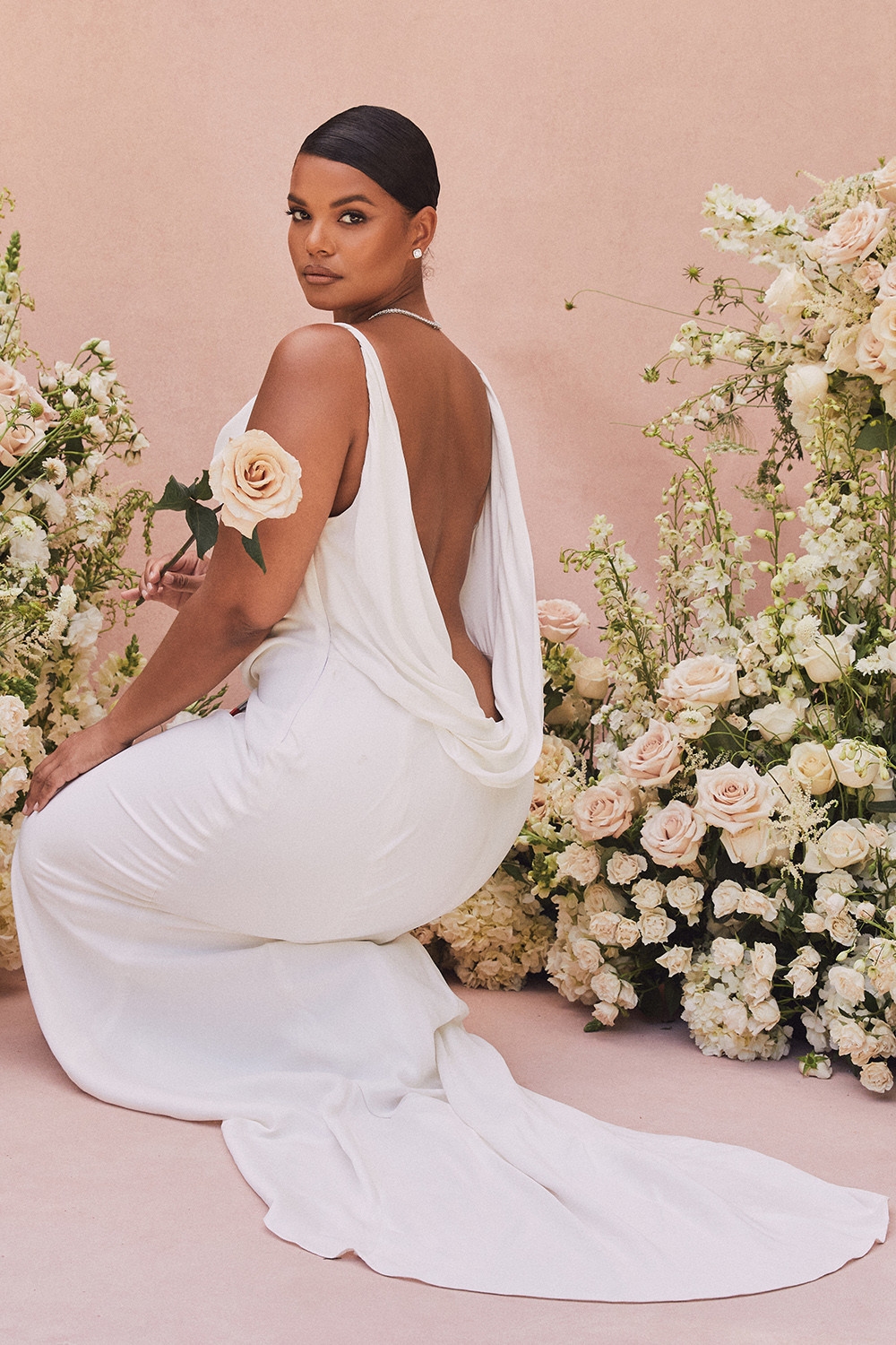Odette  Ivory Draped Back Bridal Gown - Limited Edition — image 10
