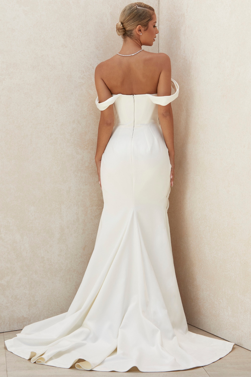 Delphine  Ivory Draped Corset Bridal Gown - Limited Edition — image 16