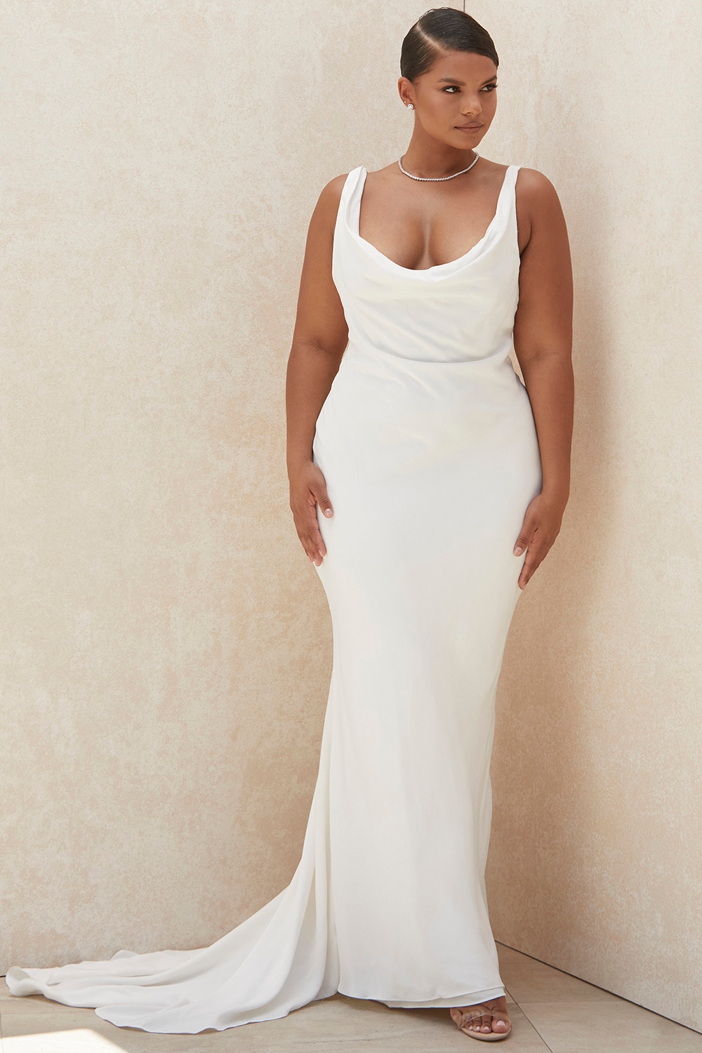 Odette  Ivory Draped Back Bridal Gown - Limited Edition — image 16