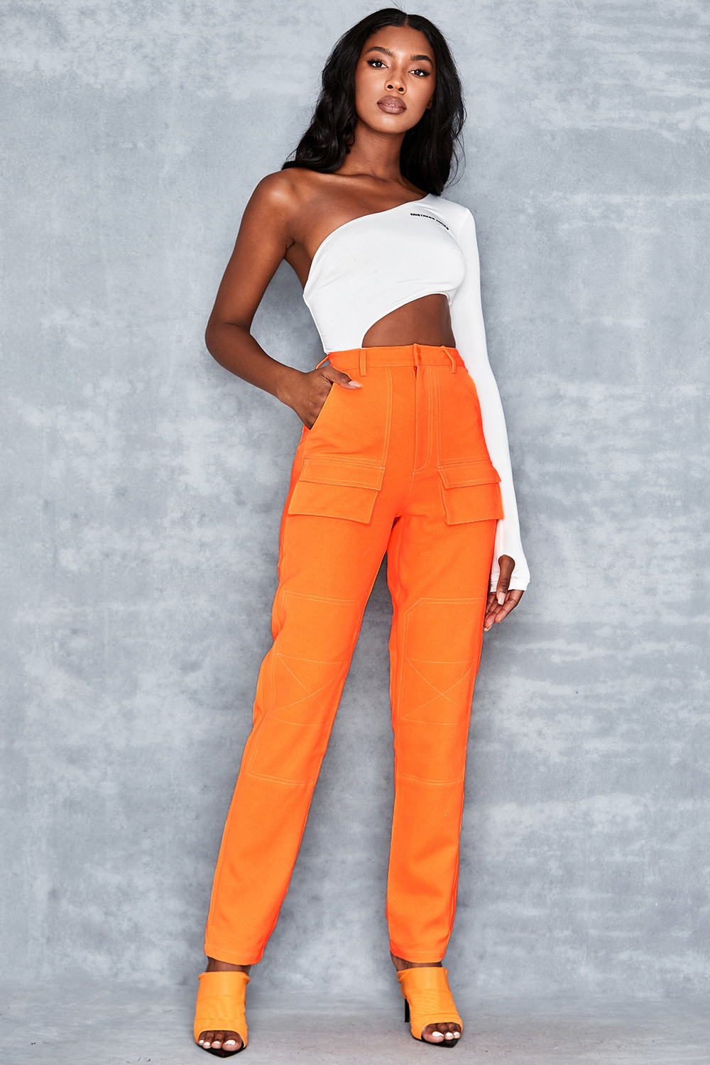 Abyss Mistress Rocks  Orange Power Mesh Mules - SALE — image 2