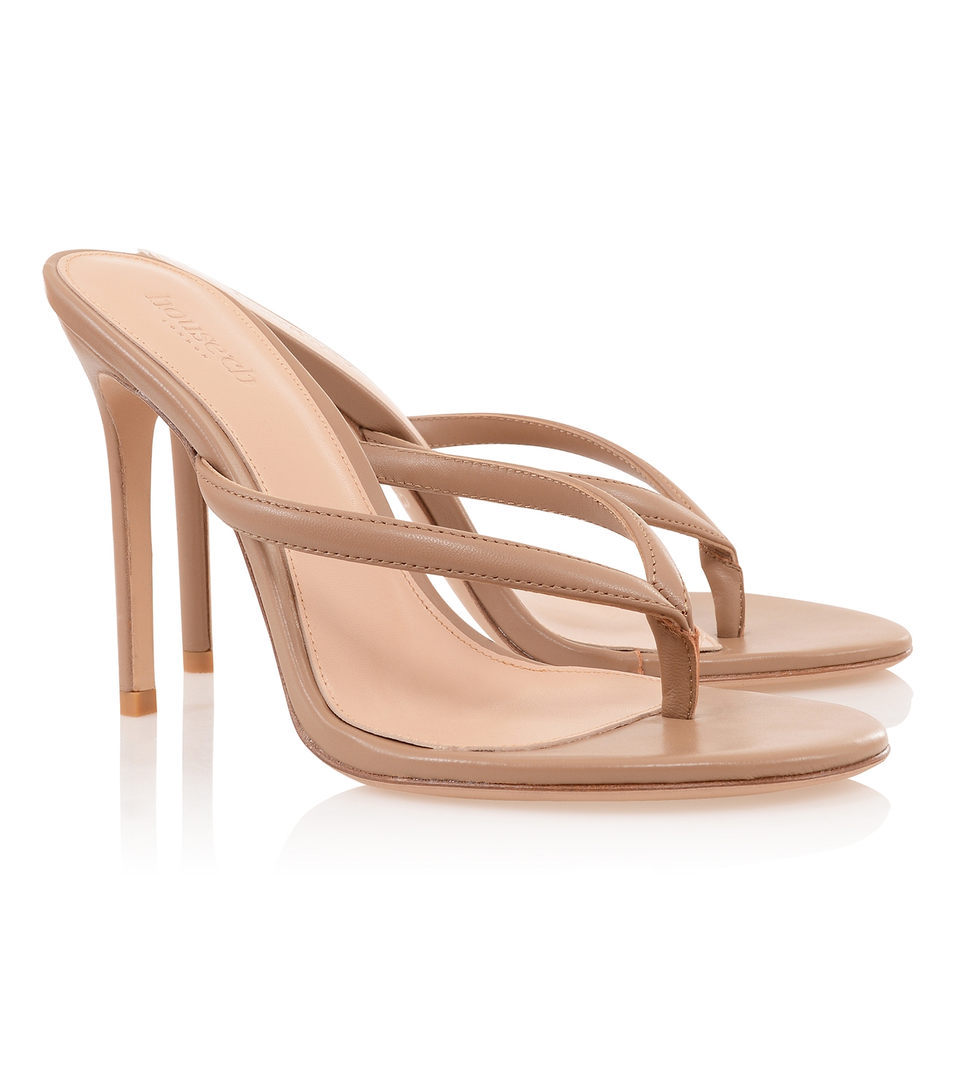 Lola  Sunkissed Leather High Heel Thong Sandals — image 6