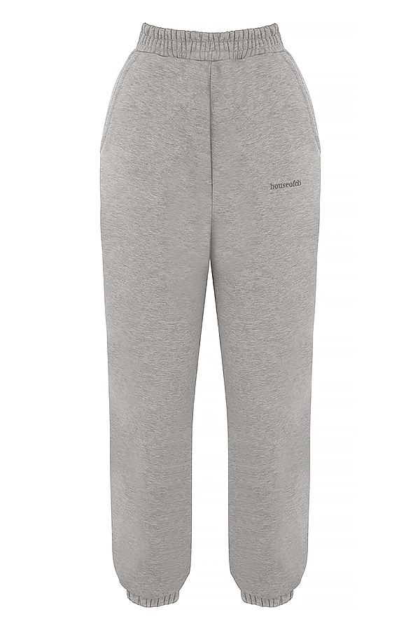 Sky  Light Grey Fleece Back Jogging Trousers — image 13