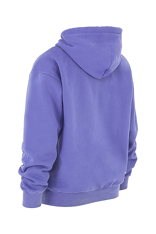Halo  Purple Cotton Fleece-Back Oversized Hoodie — image 10