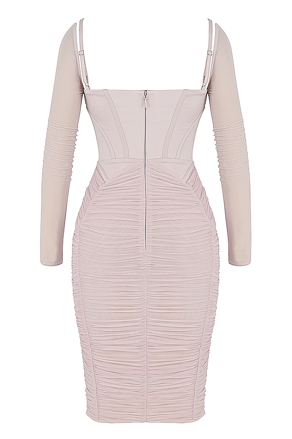 Freyja  Crystal Gathered Corset Dress — image 16