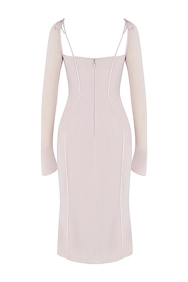 Ophelia  Crystal Cutout Midi Dress — image 11