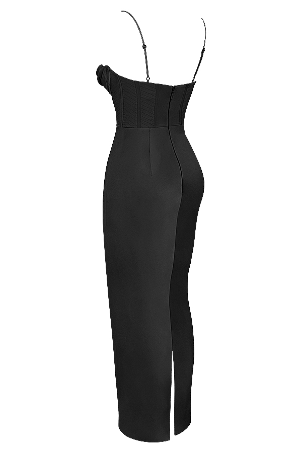 Charmaine  Black Corset Maxi Dress — image 12