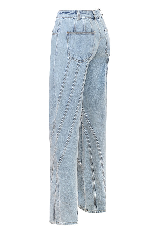 Rhythm Mistress Rocks  Stonewash Twisted Seam Jeans - SALE — image 9