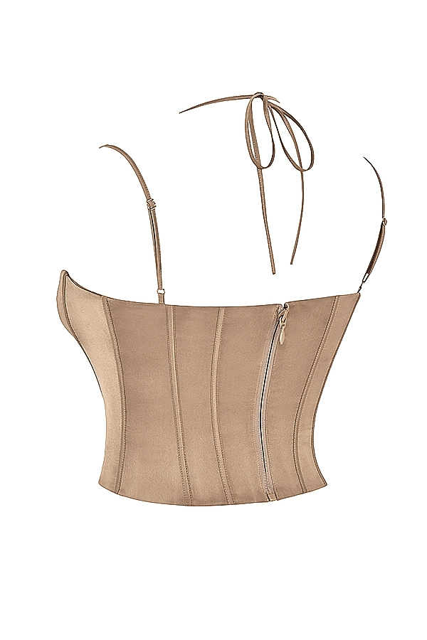 Chantelle  Latte Satin Corset — image 17