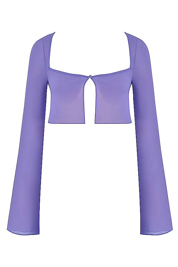 Marseille  Violet Cover Up Top — image 8