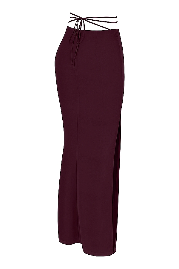 Amalfi  Prune Cutout Maxi Skirt — image 11