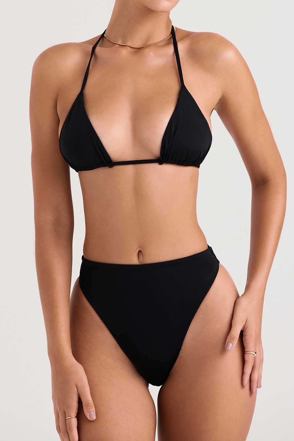 Tropez  Black Halter Neck Bikini Top — image 8