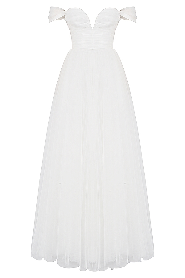 Fairytale  White Tulle Bridal Gown — image 17