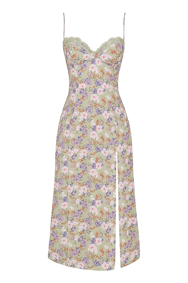 Charlotte  Peony Print  Midi Sundress — image 17