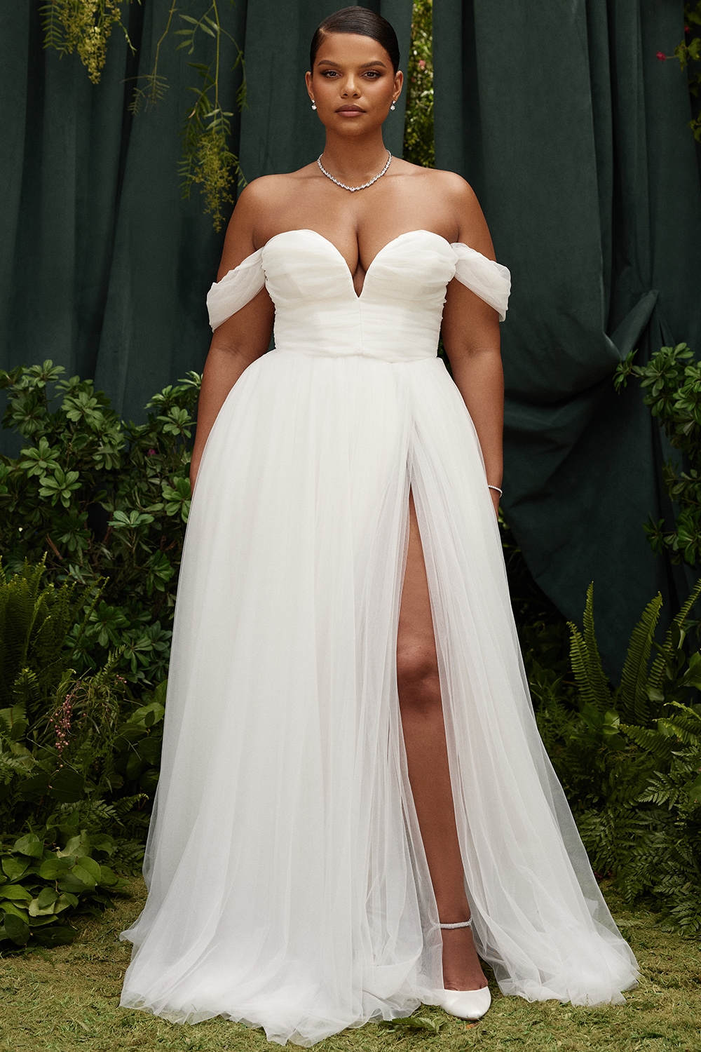 Fairytale  White Tulle Bridal Gown — image 16