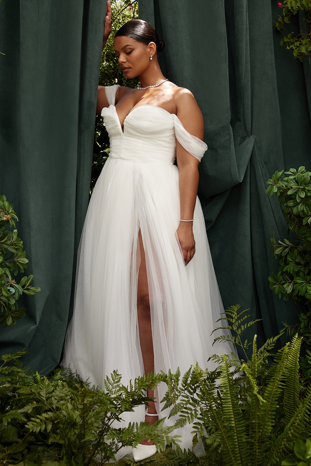 Fairytale  White Tulle Bridal Gown — image 15