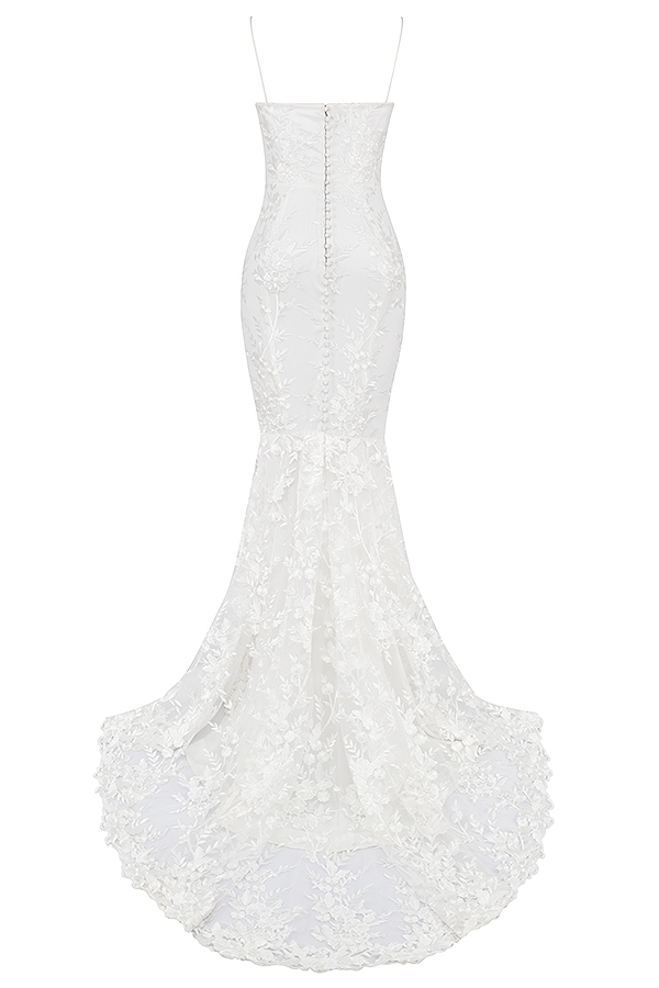Solene  White Lace Bridal Gown — image 24