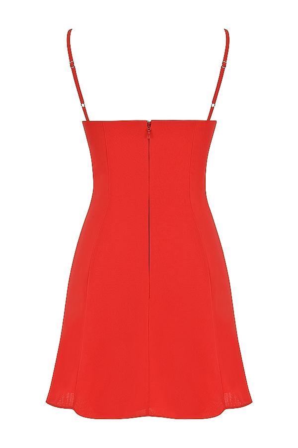 Christiana  Red Mini Dress — image 18