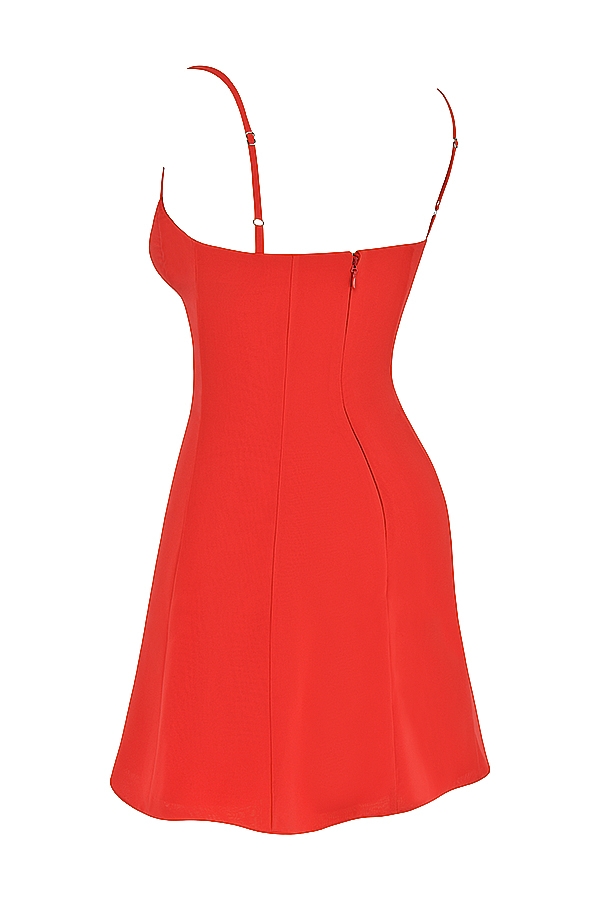 Christiana  Red Mini Dress — image 17