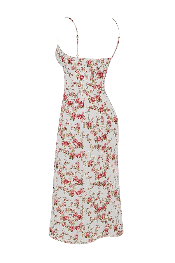 Charlotte  Rose Print Corset Midi Sundress — image 20