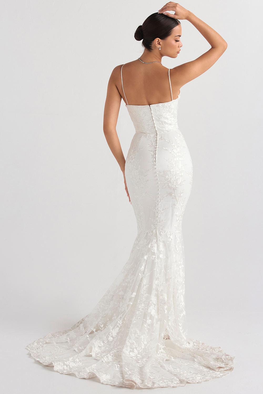 Solene  White Lace Bridal Gown — image 10
