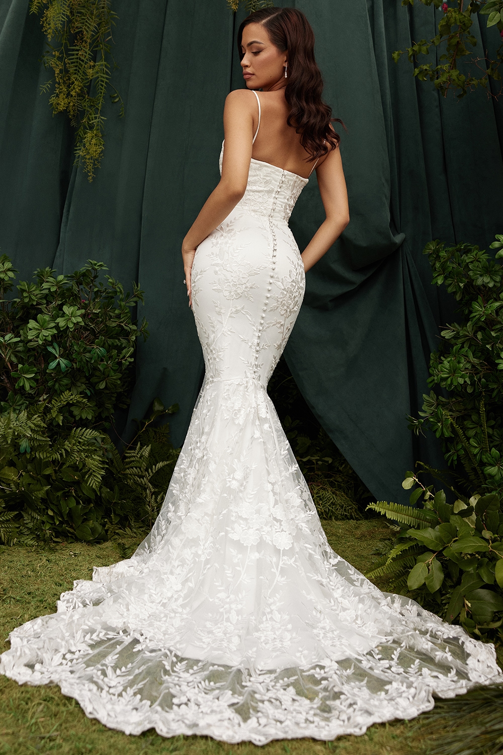 Solene  White Lace Bridal Gown — image 17