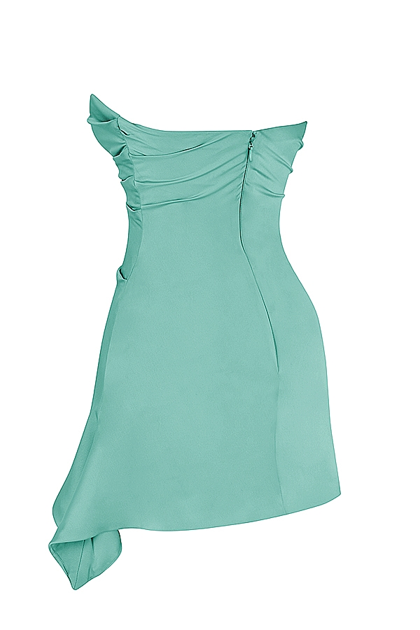 Jasmine  Jade Draped Strapless Corset Dress — image 15