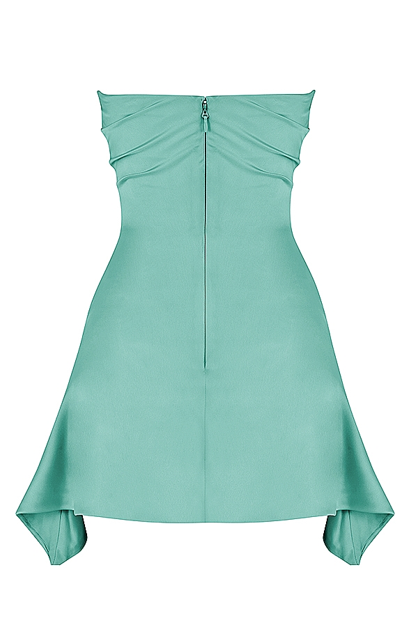Jasmine  Jade Draped Strapless Corset Dress — image 16