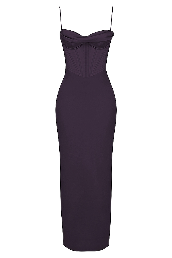 Charmaine  Night Shade Corset Maxi Dress — image 13