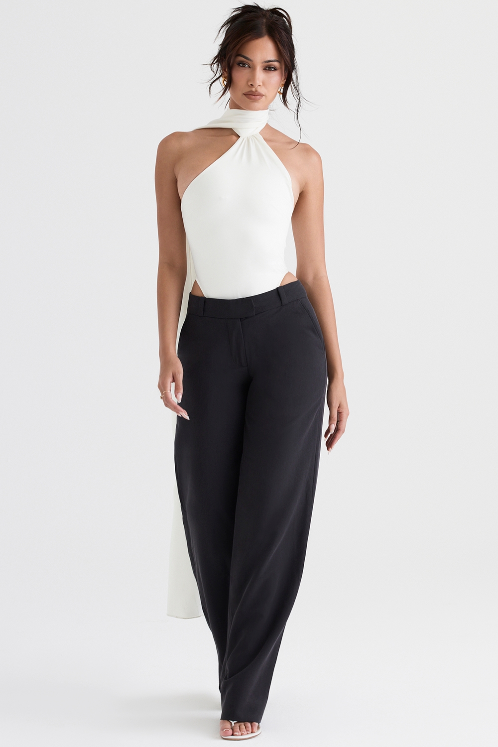 Cameron  Grey Loose Fit Trousers — image 3