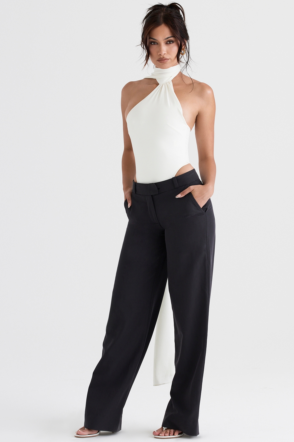 Cameron  Grey Loose Fit Trousers — image 5