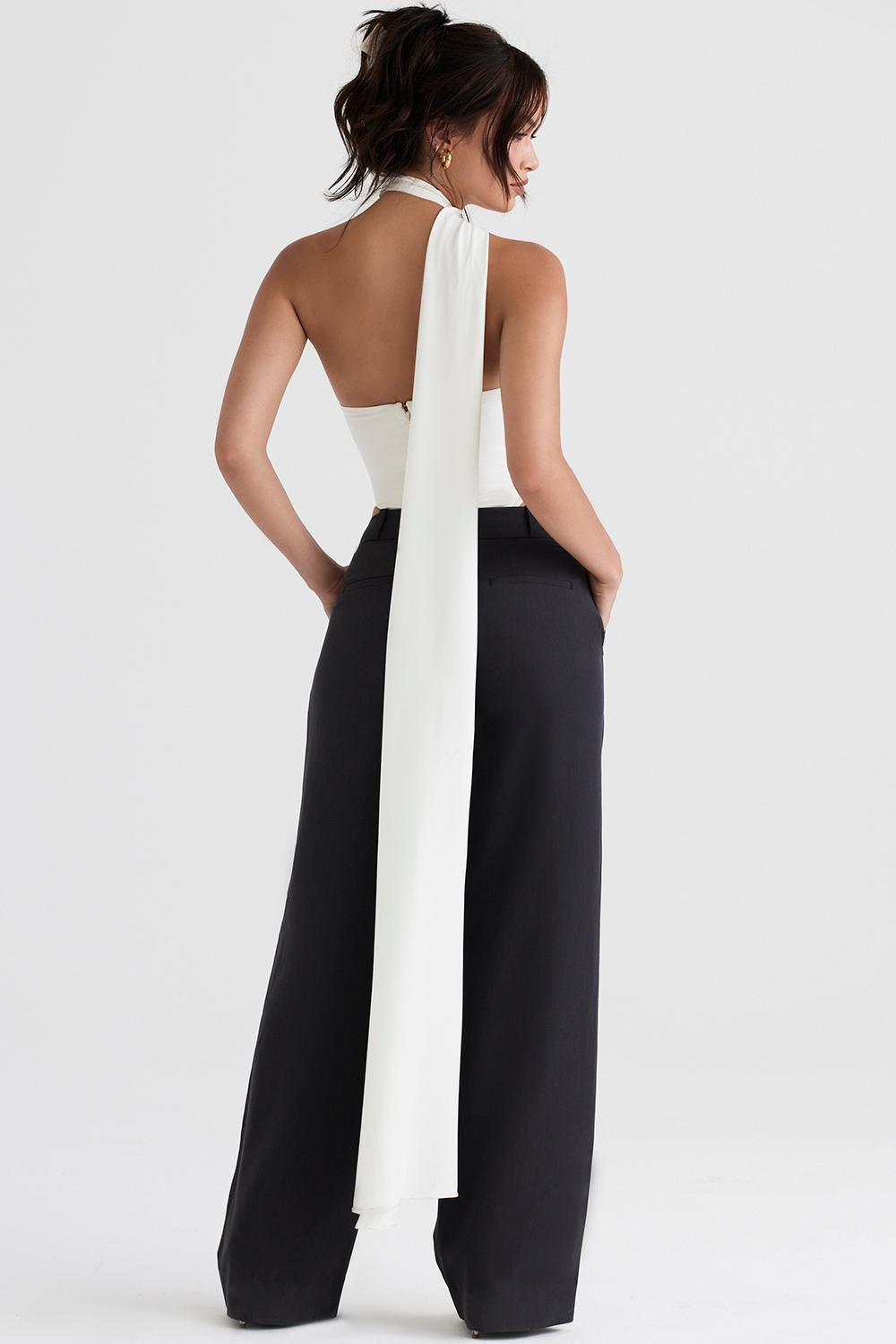 Cameron  Grey Loose Fit Trousers — image 8
