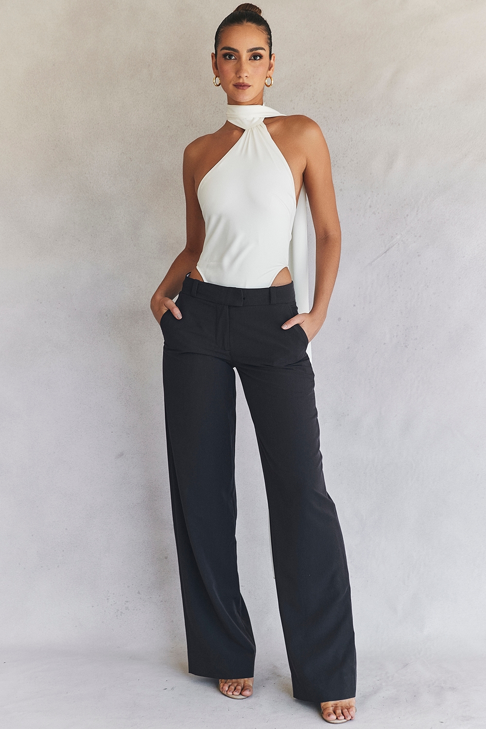 Cameron  Grey Loose Fit Trousers — image 2