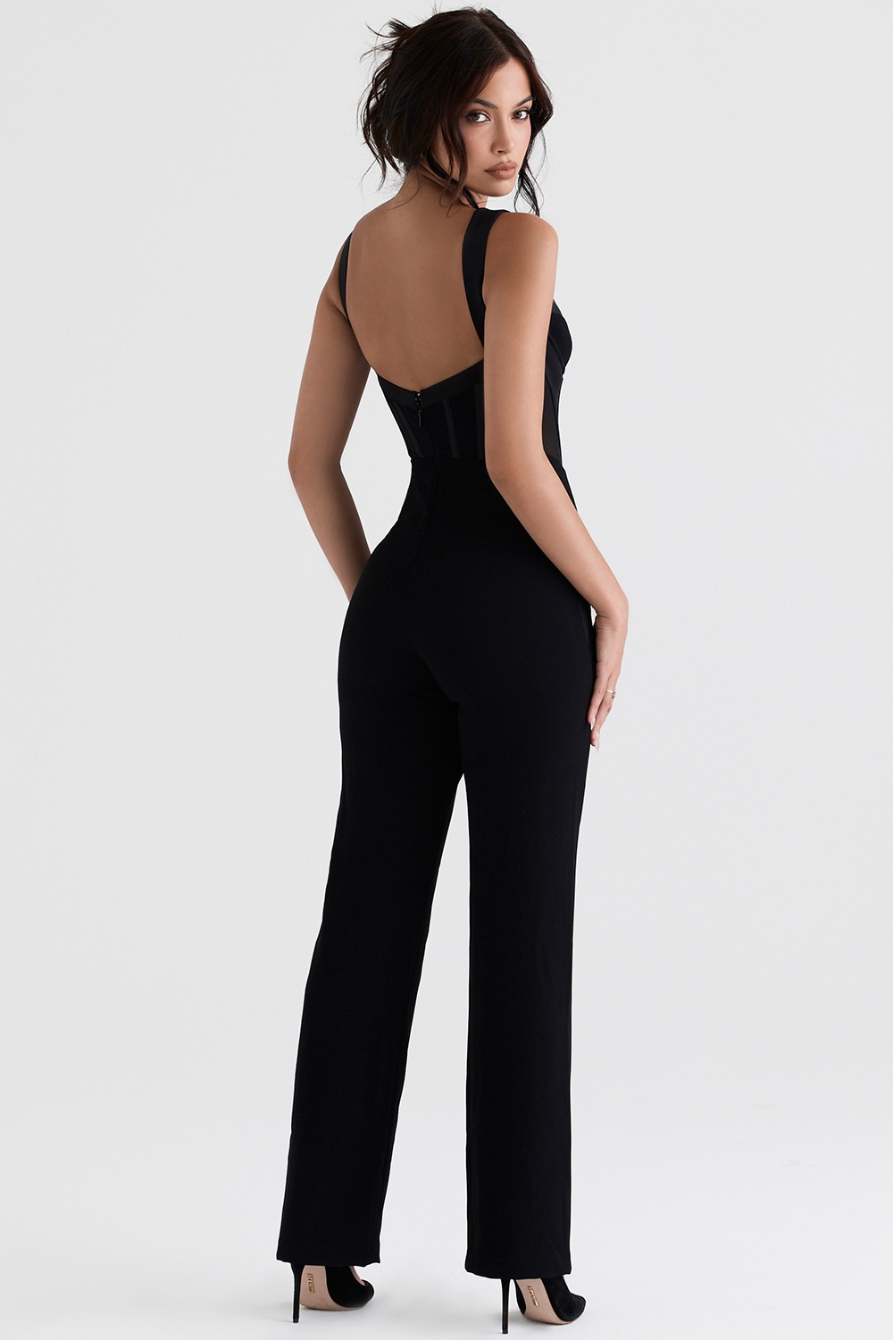 Mylene  Black Corset Jumpsuit — image 11
