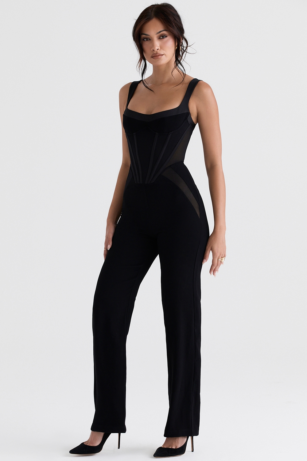 Mylene  Black Corset Jumpsuit — image 9