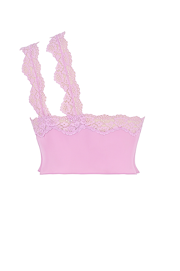 Lorena  Pink Floaty Cropped Top — image 14