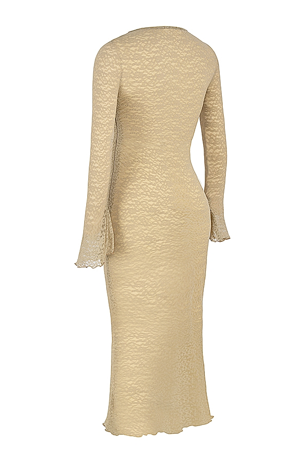 Giovanna  Stone Floral Lace Maxi Dress — image 17