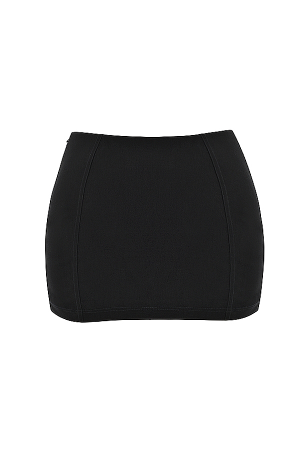 Nisha  Black Sculpting Mini Skirt — image 13
