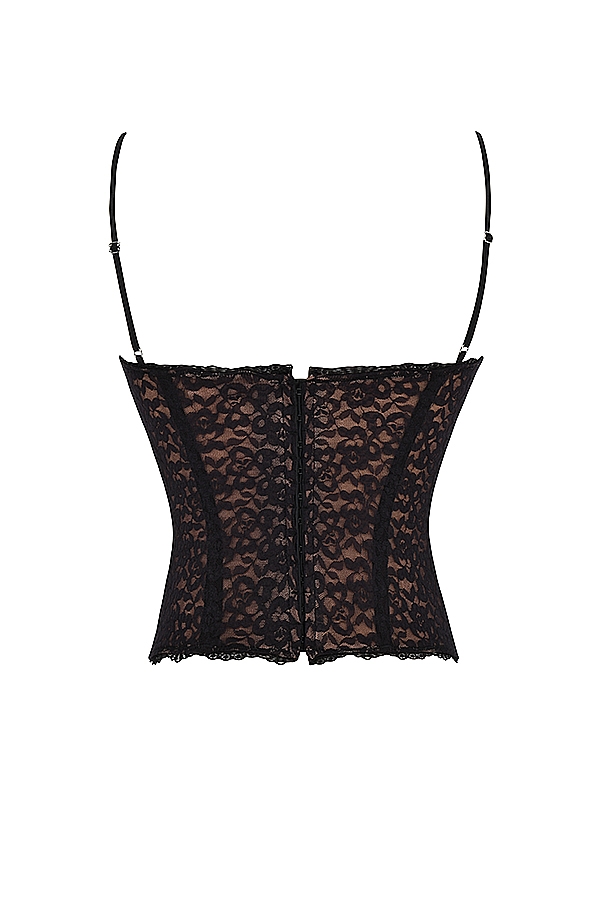 Romina  Black Lace Corset — image 11