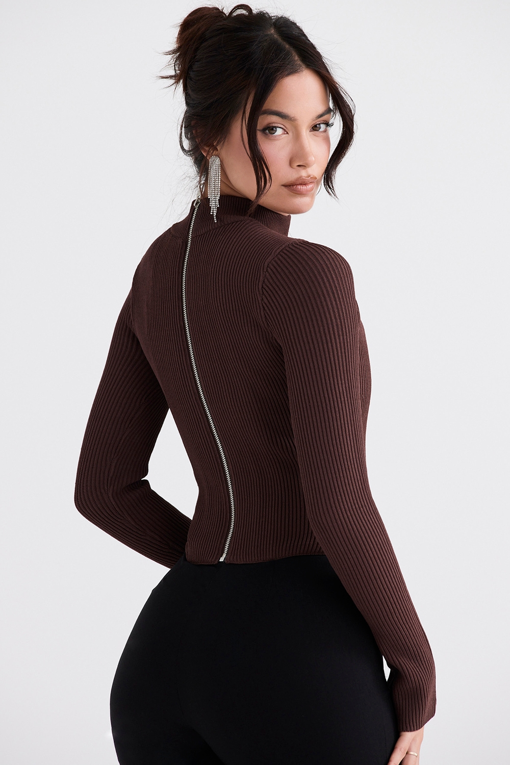Georgina  Cocoa Knitted Corset — image 6