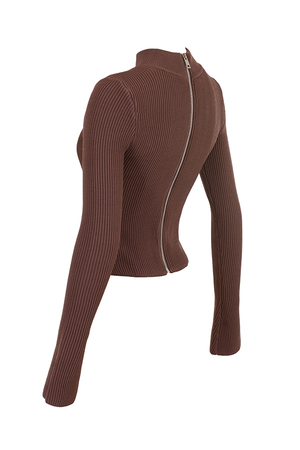 Georgina  Cocoa Knitted Corset — image 9