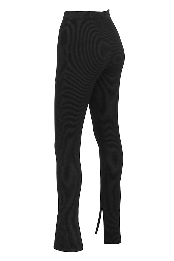 Mitzi  Black Ribbed Knit Leggings — image 13