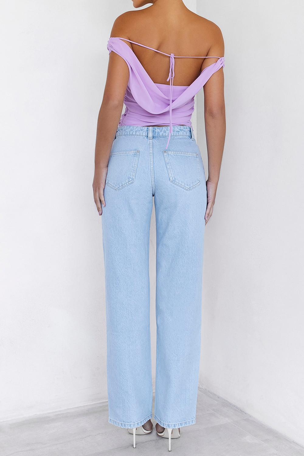 Mistress Rocks Stonewash Baggy Sequin Jeans - SALE — image 4
