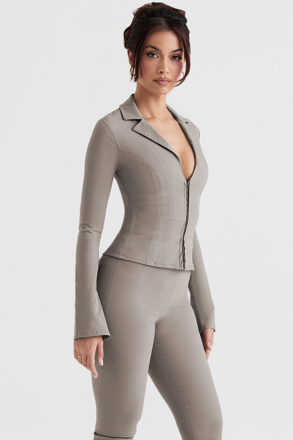 Zakira  Smoke Fitted Shirt — image 5