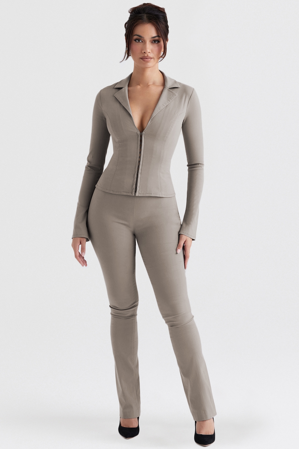 Zakira  Smoke Fitted Shirt — image 3