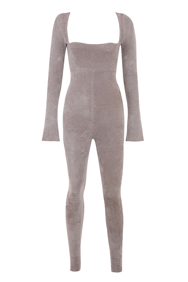 Isis  Mink Heavy Chenille Loungewear Jumpsuit — image 14
