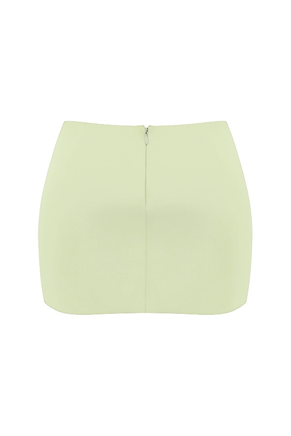 Mistress Rocks Pear Satin Mini Skirt - SALE — image 12