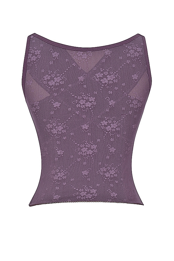 Mistress Rocks Plum Lace Corset - SALE — image 13