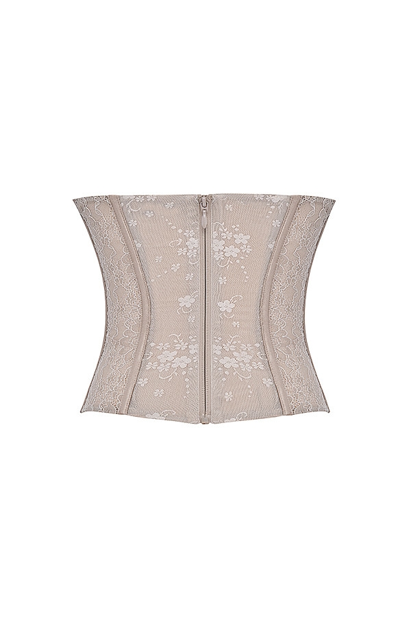 Mistress Rocks Ecru Lace Underwired Corset - SALE — image 9