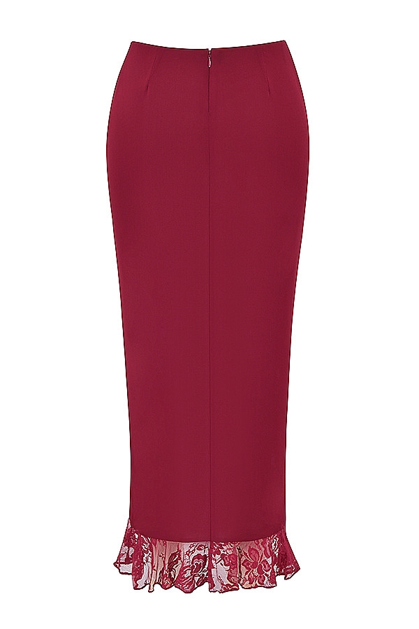 Mistress Rocks Mulberry Ruffle Maxi Skirt - SALE — image 9